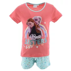   Disney Jégvarázs Best Sisters Peach gyerek rövid pizsama 8 év / 128 cm