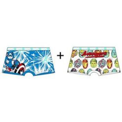   Bosszúállók Power gyerek boxeralsó 2 darab/csomag 6 - 8 év / 116 - 128 cm