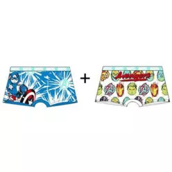   Bosszúállók Power gyerek boxeralsó 2 darab/csomag 9 - 10 év / 134 - 140 cm