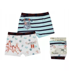   Harry Potter Castle Blue gyerek boxeralsó 2 darab/csomag 10 - 12 év / 140 - 152 cm