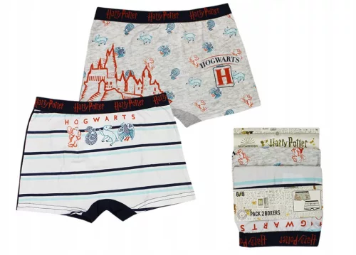 Harry Potter Castle gyerek boxeralsó 2 darab/csomag 6 - 8 év / 116 - 128 cm