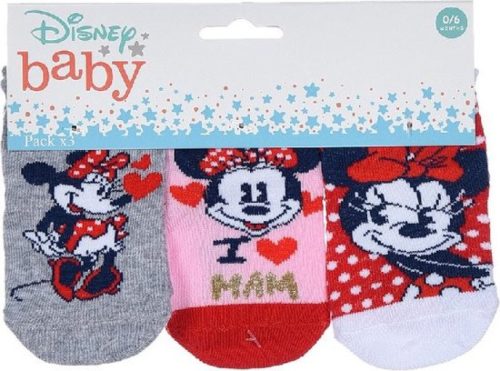 Disney Minnie Love Mam baba zokni 6/12 hó