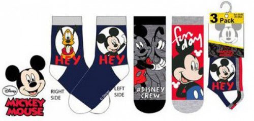 Disney Mickey Crew gyerek zokni 23/26