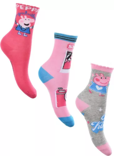 Peppa malac Smile Pink gyerek zokni  31/34