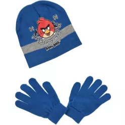   Angry Birds Heavy Hitters Blue gyerek sapka + kesztyű szett 52 cm