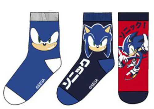 Sonic a sündisznó Turbo gyerek zokni 23/26