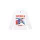 Superman White gyerek hosszú póló, felső 4 év / 104 cm