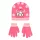 Hello Kitty Cute Dots Pink gyerek sapka + kesztyű szett 54 cm