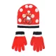 Hello Kitty Cute Dots Red gyerek sapka + kesztyű szett 52 cm