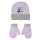 Disney Minnie Dots Purple baba sapka + kesztyű szett 48 cm