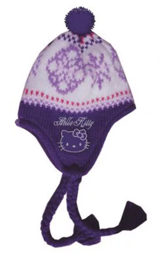 Hello Kitty Frosty Purple gyerek sapka 54 cm