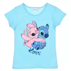   Disney Lilo és Stitch, A csillagkutya Love gyerek rövid póló, felső 6 év / 116 cm