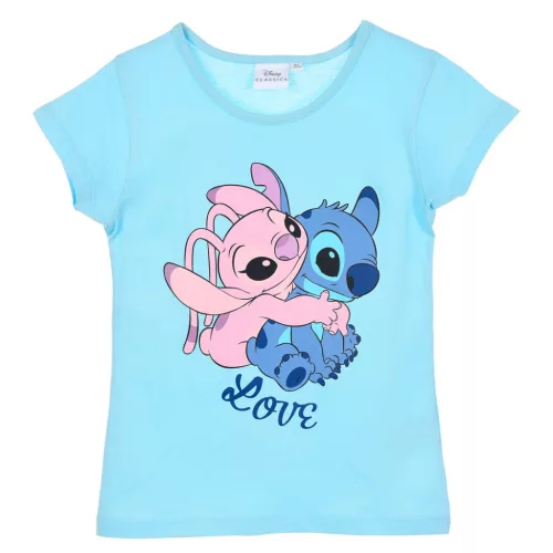 Disney Lilo és Stitch, A csillagkutya Love gyerek rövid póló, felső 6 év / 116 cm