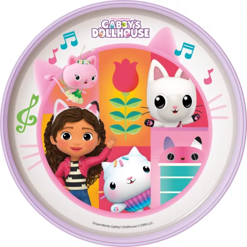 Gabi babaháza Wonderland csúszásmentes micro lapostányér