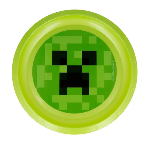 Minecraft TNT műanyag lapostányér