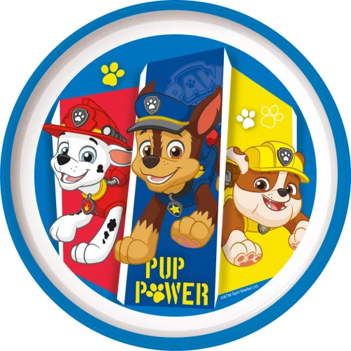 Mancs Őrjárat Pup Power csúszásmentes micro lapostányér