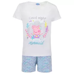 Peppa malac Good Night Mermaid gyerek rövid pizsama 5 év