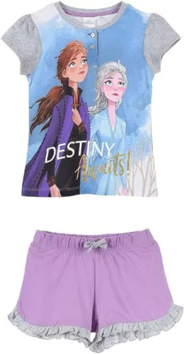 Disney Jégvarázs Destiny Awaits gyerek rövid pizsama Díszdobozban 7 év / 122 cm