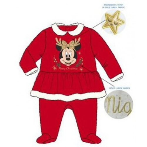 Disney Minnie Karácsonyi baba rugdalózó, pizsama 18 hó