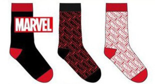 Marvel Black férfi zokni 39/42