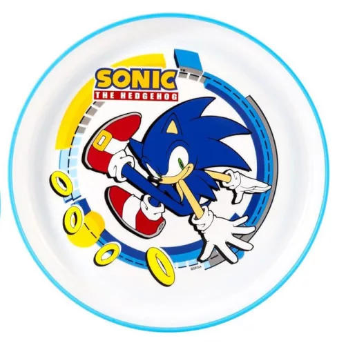 Sonic a sündisznó Rings csúszásmentes micro lapostányér