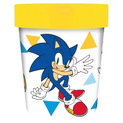   Sonic a sündisznó Rings csúszásmentes micro műanyag pohár 260 ml