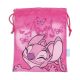 Disney Lilo és Stitch, A csillagkutya Pink Angel uzsonnás táska 26,5 cm