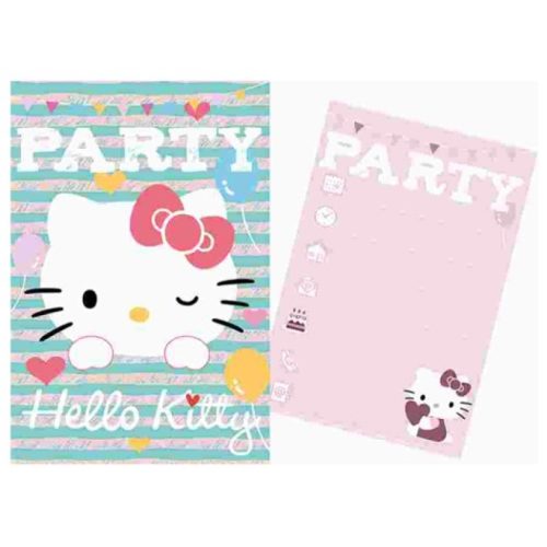 Hello Kitty Party Meghívó