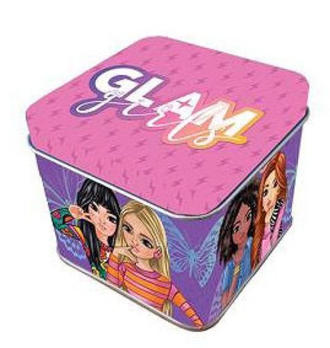 Glam Girls Butterfly mini fém doboz 7,5 cm