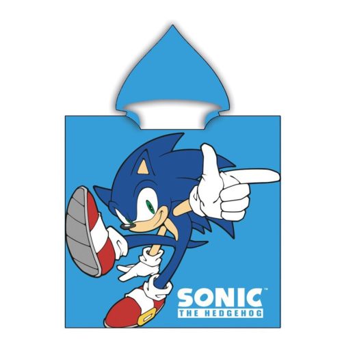 Sonic a sündisznó Dude strand törölköző poncsó 55x110 cm (Fast Dry)