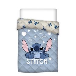  Disney Lilo és Stitch, A csillagkutya steppelt ágytakaró, paplan 140x200cm