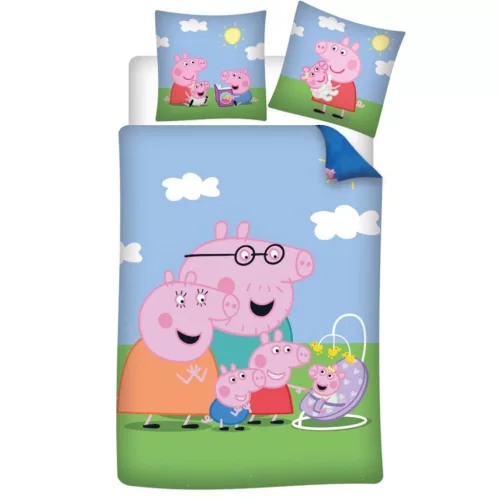 Peppa malac New Member ágyneműhuzat 140×200cm, 65×65 cm