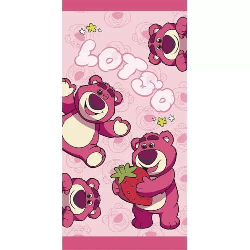 Disney Játékháború Lotso fürdőlepedő, strand törölköző 70x140cm (Fast Dry)