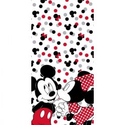   Disney Minnie, Mickey Love fürdőlepedő, strand törölköző 70x140cm