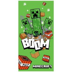 Minecraft Boom fürdőlepedő, strand törölköző 70x140cm