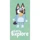 Bluey Explore fürdőlepedő, strand törölköző 70x140cm