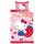Hello Kitty Strawberry gyerek, ovis ágyneműhuzat 100×135 cm, 40×60 cm