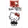 Hello Kitty Black Dress gyerek, ovis ágyneműhuzat 100×135 cm, 40×60 cm
