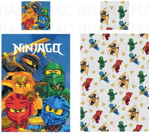 Lego Ninjago Sanctuary gyerek, ovis ágyneműhuzat 100×135 cm, 40×60 cm