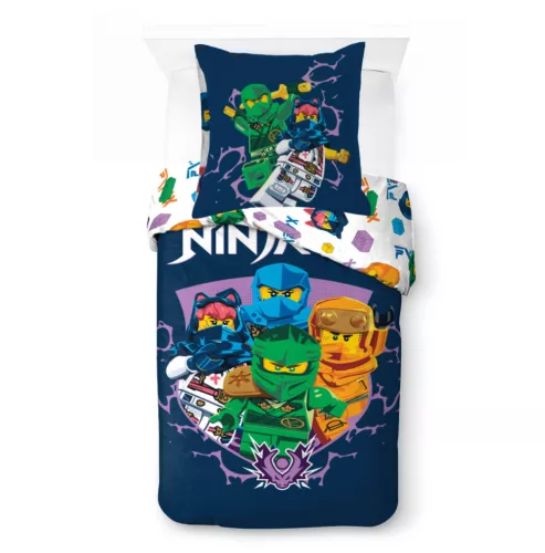 Lego Ninjago Training gyerek, ovis ágyneműhuzat 100×135 cm, 40×60 cm