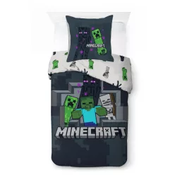   Minecraft Last Block Standing ágyneműhuzat 140×200cm, 70×90 cm