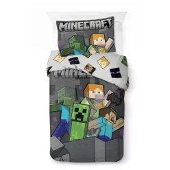   Minecraft Mob Fushion Mayhem ágyneműhuzat 140×200cm, 70×90 cm