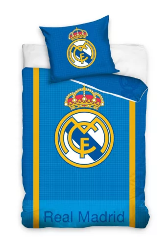 Real Madrid Blue Passion ágyneműhuzat 140×200cm, 70×90 cm