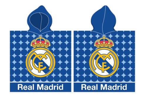 Real Madrid Los Blancos strand törölköző poncsó 55x110 cm (Fast Dry)