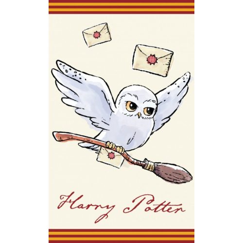 Harry Potter Hedwig kéztörlő arctörlő, törölköző 30x50cm