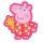 Peppa malac Sleep formapárna, díszpárna 31x34 cm