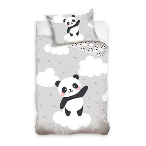 Panda Cloud gyerek ágyneműhuzat 90x120 cm, 40x60 cm