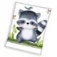 Mosómedve Little Bandit coral fleece polár takaró 110x140cm