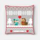 Minecraft Holiday Karácsony párnahuzat 40x40 cm Velúr