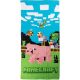 Minecraft Piggy Ride fürdőlepedő, strand törölköző 70x140cm